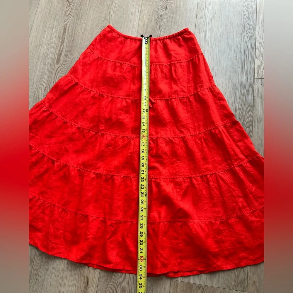 NWOTS Wilfred Bouquet Linen Maxi Skirt Sz M - Picture 6 of 14